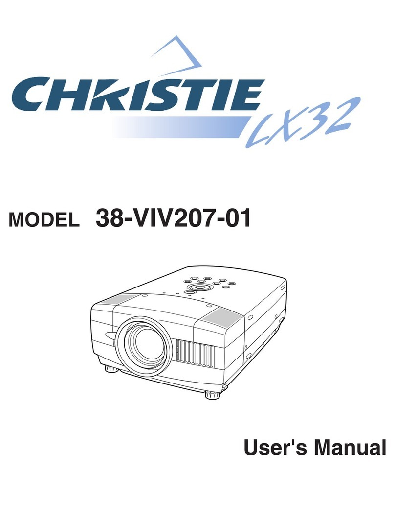 Christie 38-VIV207-01 User manual