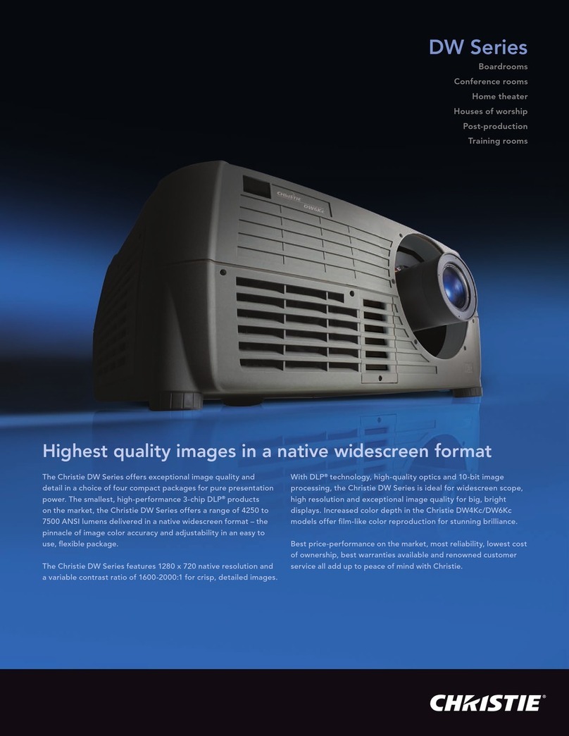 Christie DW Series Brochure & specs