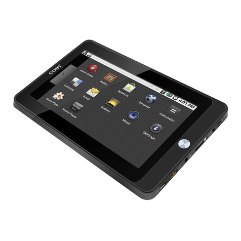 Coby Kyros MID7015-4G Series instruction manual