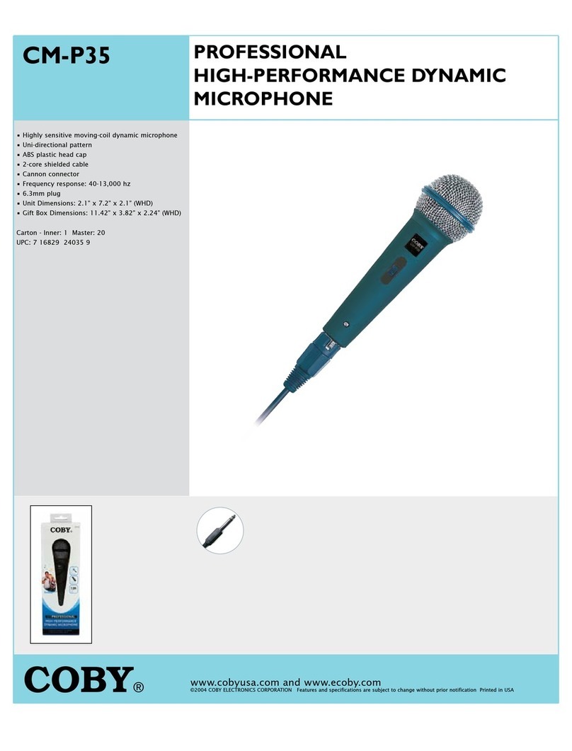 Coby CM-P35 User manual
