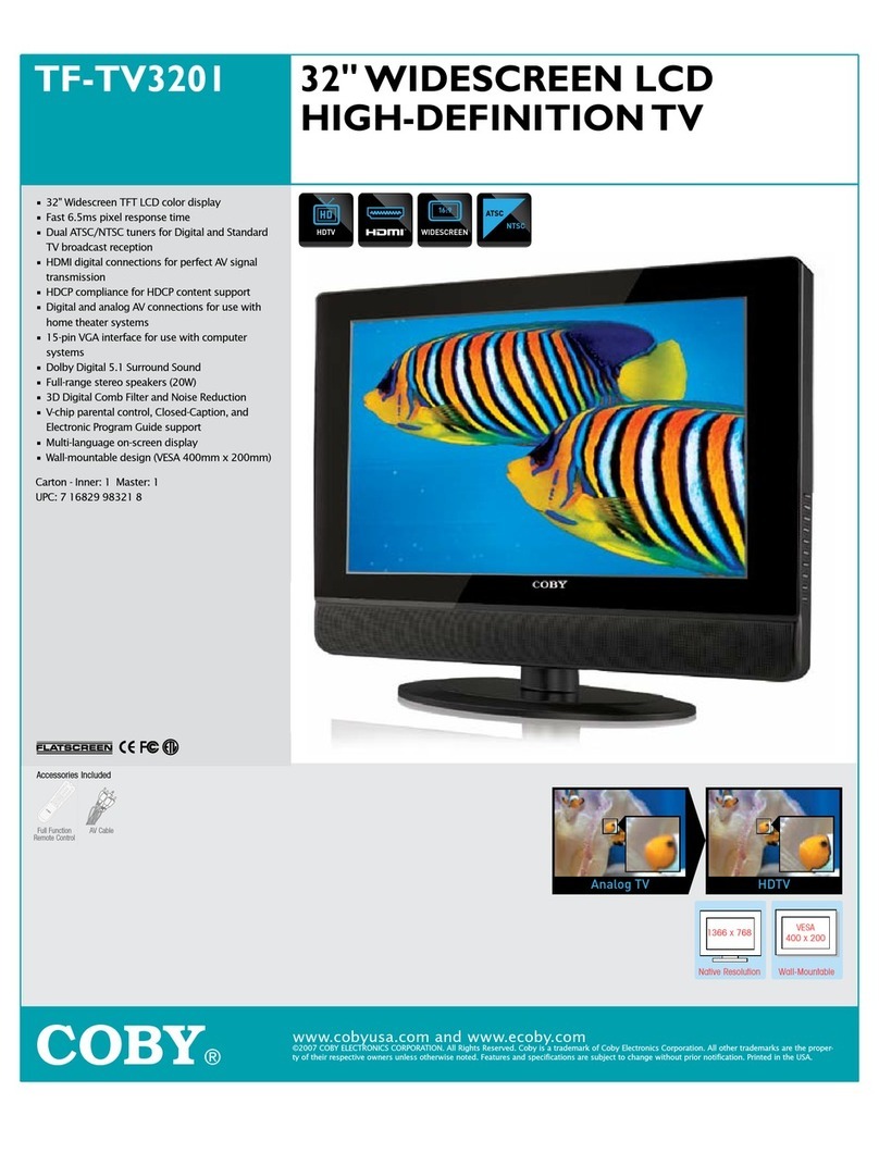 Coby TF-TV3201 User manual