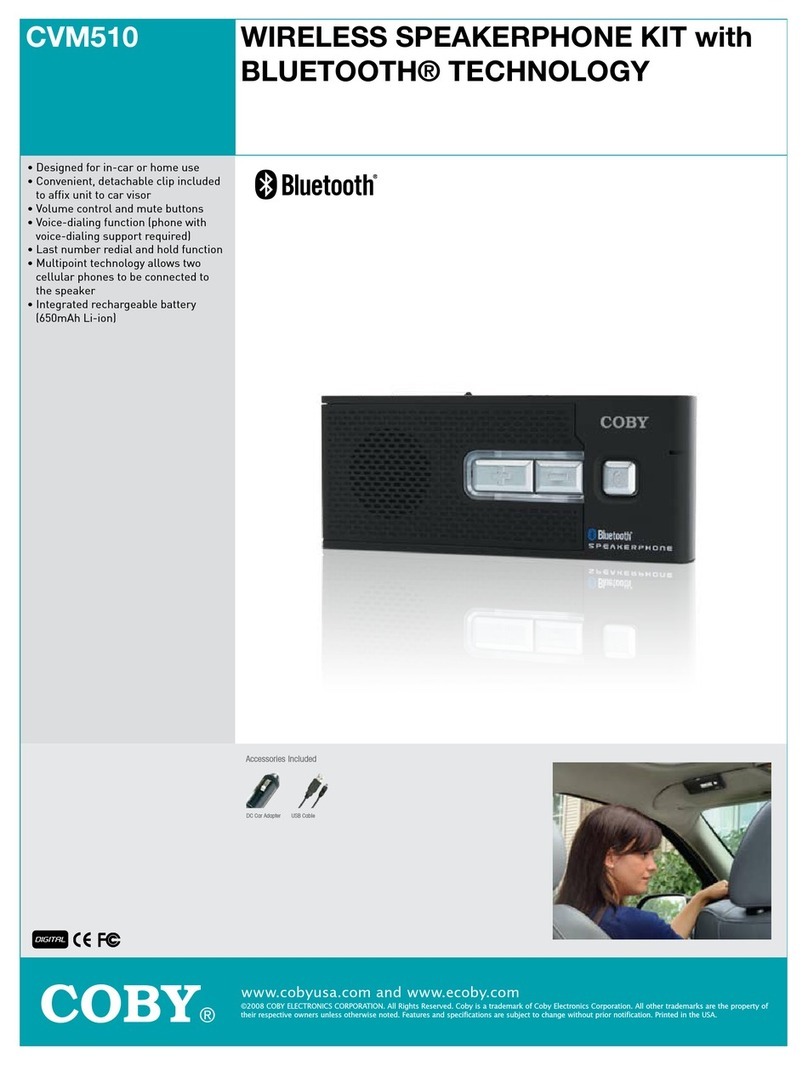 Coby CVM510 User manual