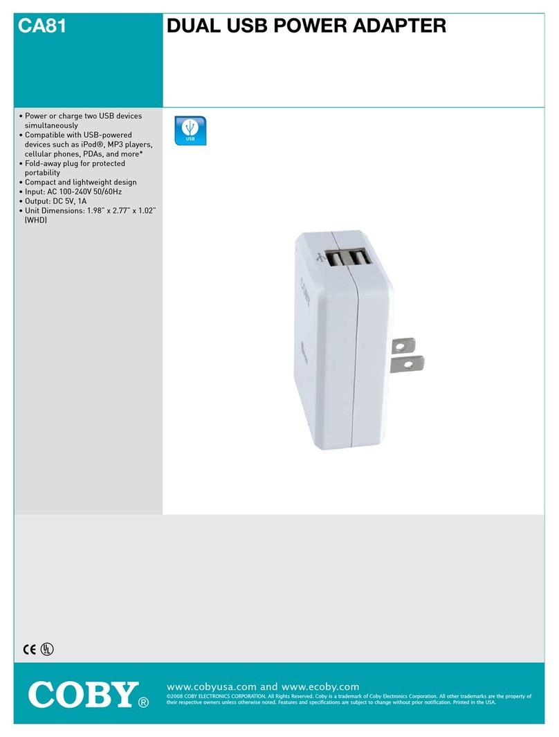 Coby COBY CA81 brochure