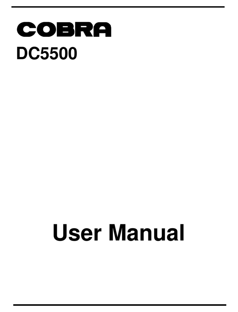 Cobra DC5500 user manual
