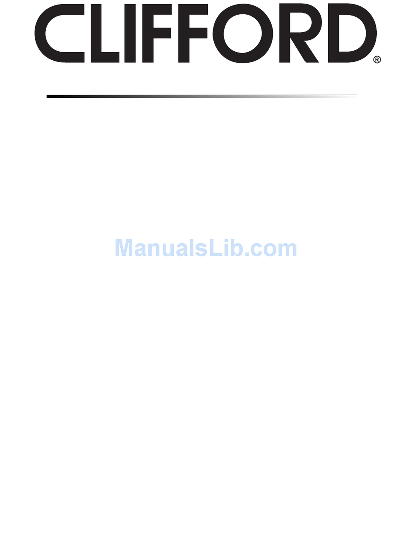 Clifford RSX3.2 User manual