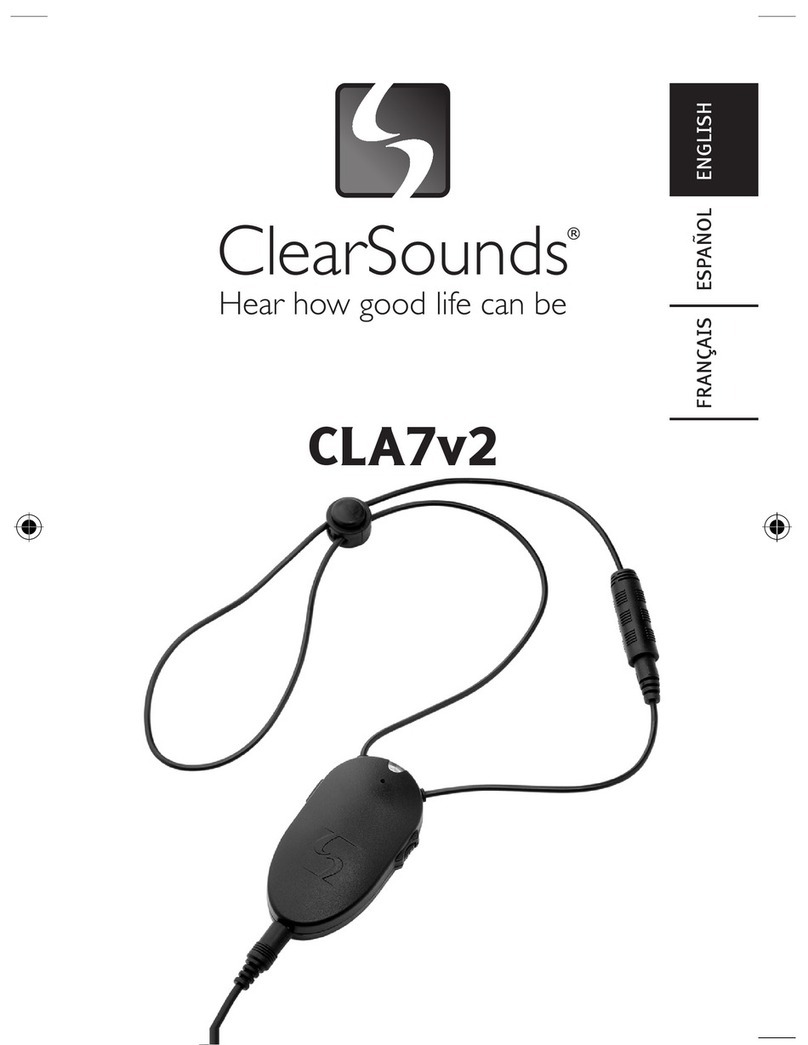 ClearSounds CLA7V2 user manual