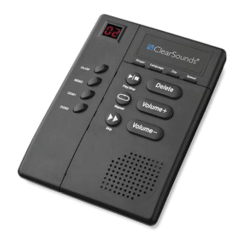 ClearSounds ANS3000 operating manual