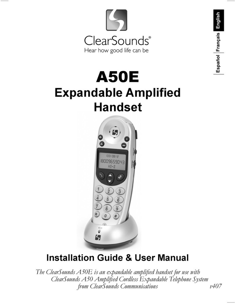 ClearSounds A50E Troubleshooting guide