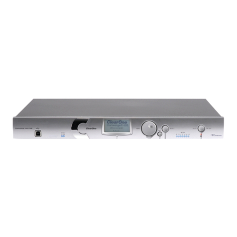 Clear One Converge Pro TH20 Installation and operation manual Clear One Converge Pro TH20 Installation and operation manual