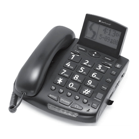 ClearSounds AMPLIFIED FREEDOM PHONE CSC600D operating manual