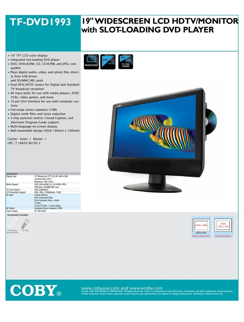 Coby TF-DVD1993 User manual