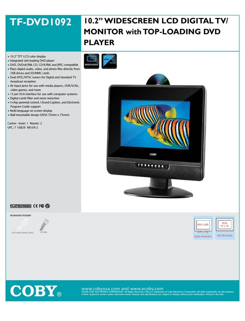 Coby TF-DVD1092 User manual
