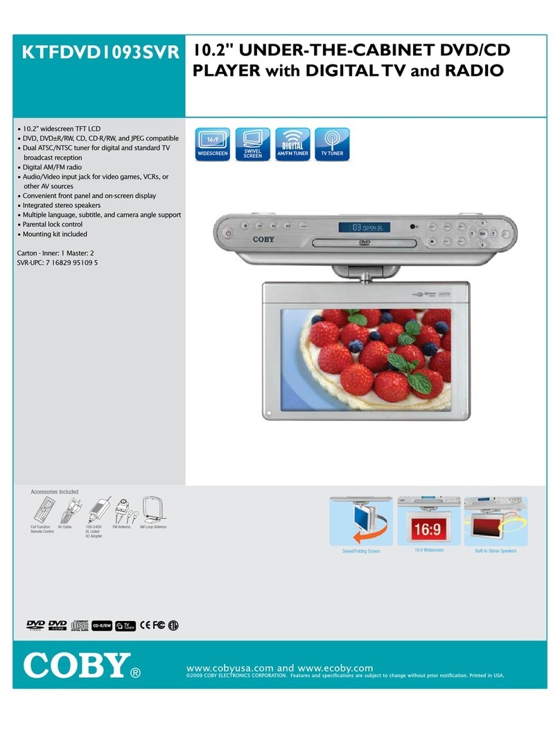 Coby KTFDVD1093SVR Specifications