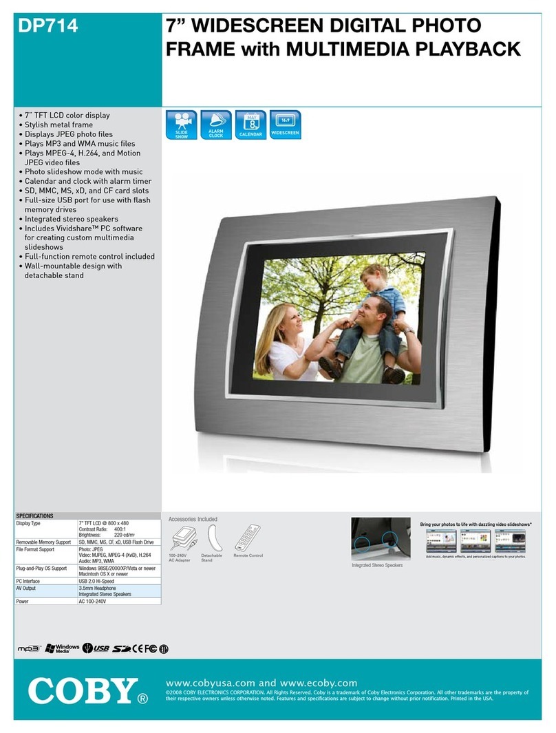 Coby DP714 User manual