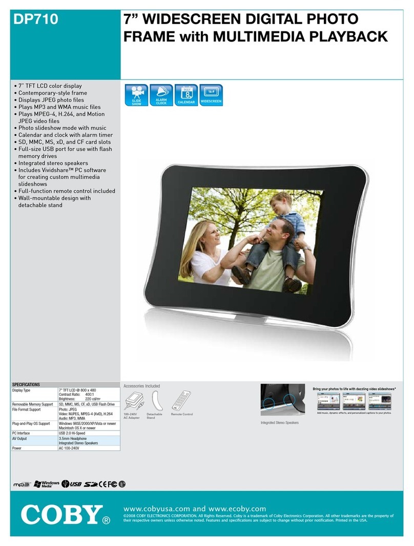 Coby DP710 User manual