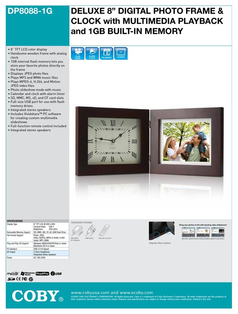 Coby COBY DP8088-1G User manual