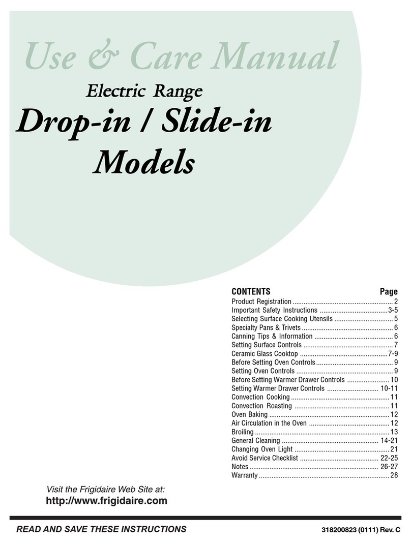 Frigidaire FED367ASF User manual
