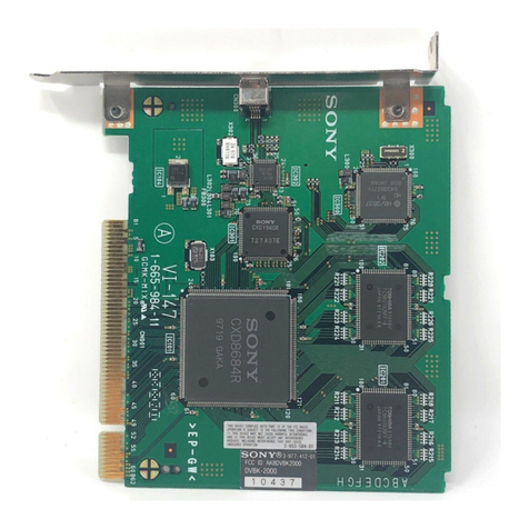Sony DVBK-2000 User manual