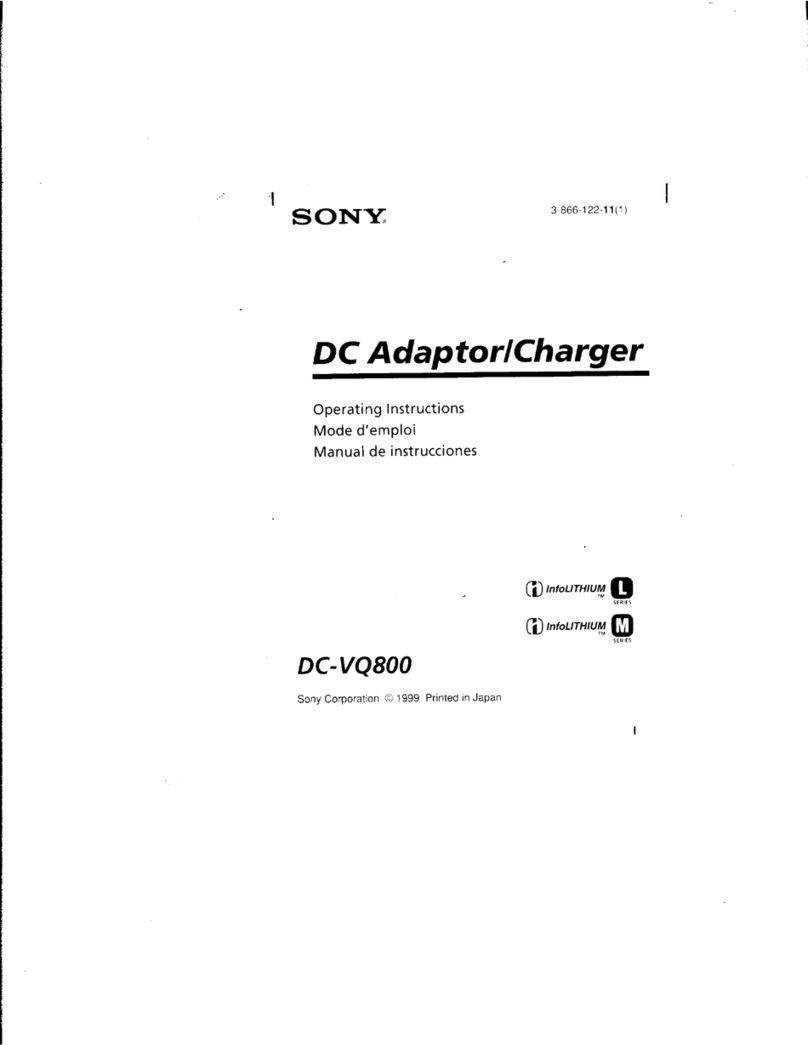 Sony DC-VQ800 operating instructions