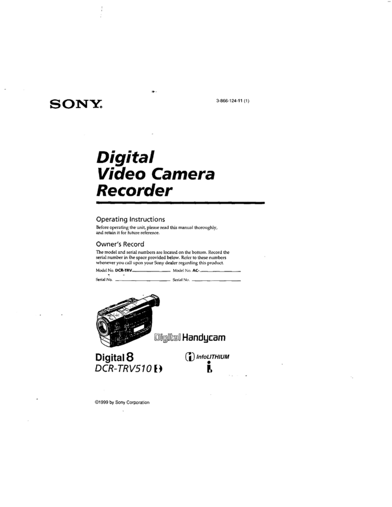 Sony Digital Handycam DCR-TRV510 User manual