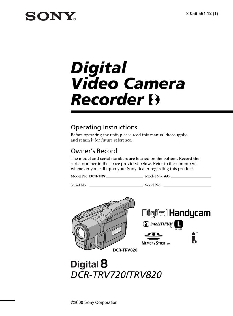 Sony DCR-TRV720 User manual