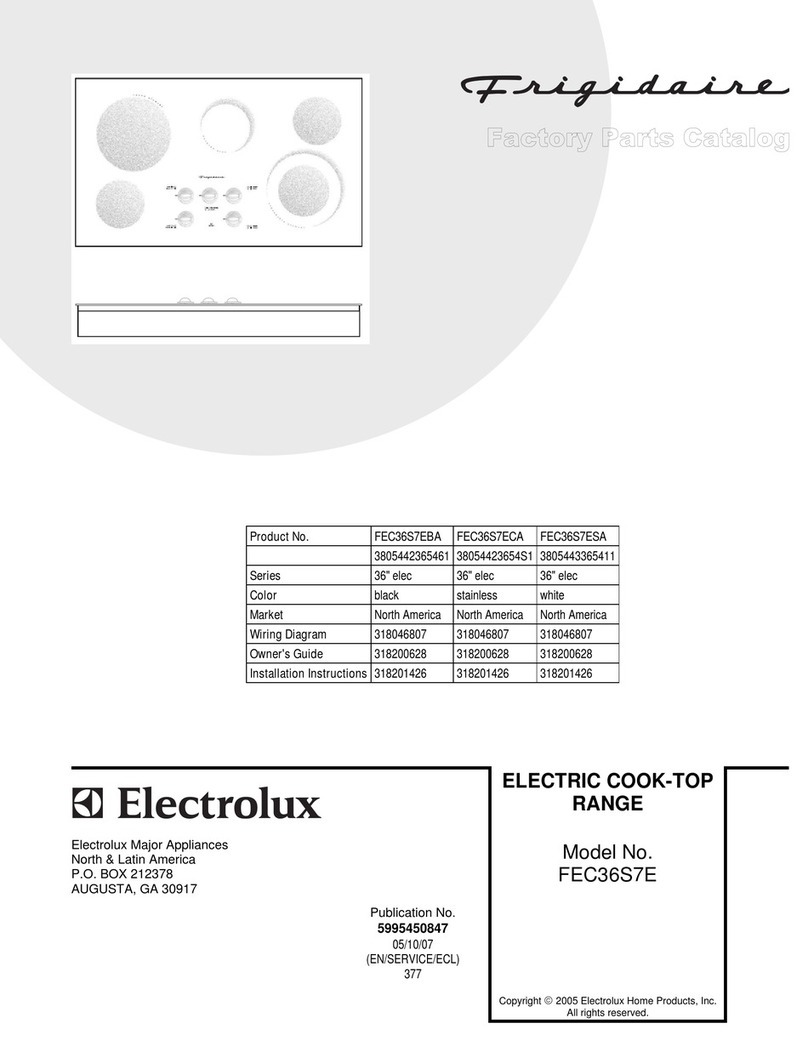 Frigidaire FEC36S7E User manual