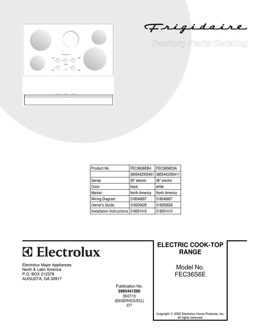 Frigidaire FEC36S6E User manual
