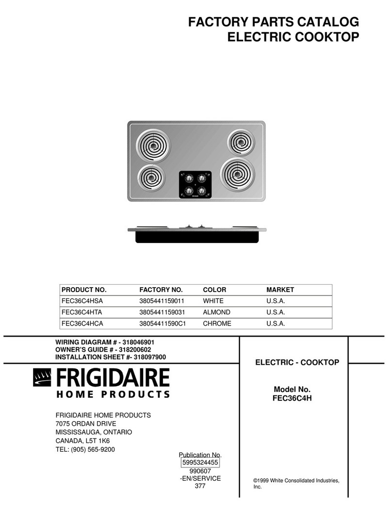 Frigidaire FEC36C4H User manual