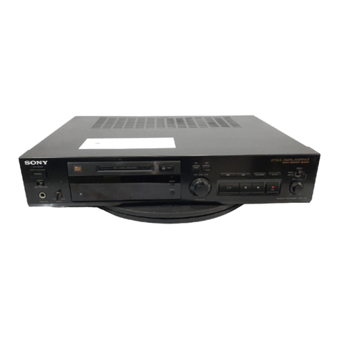 Sony MDS-302 - Hi-fi Mini Disc User manual