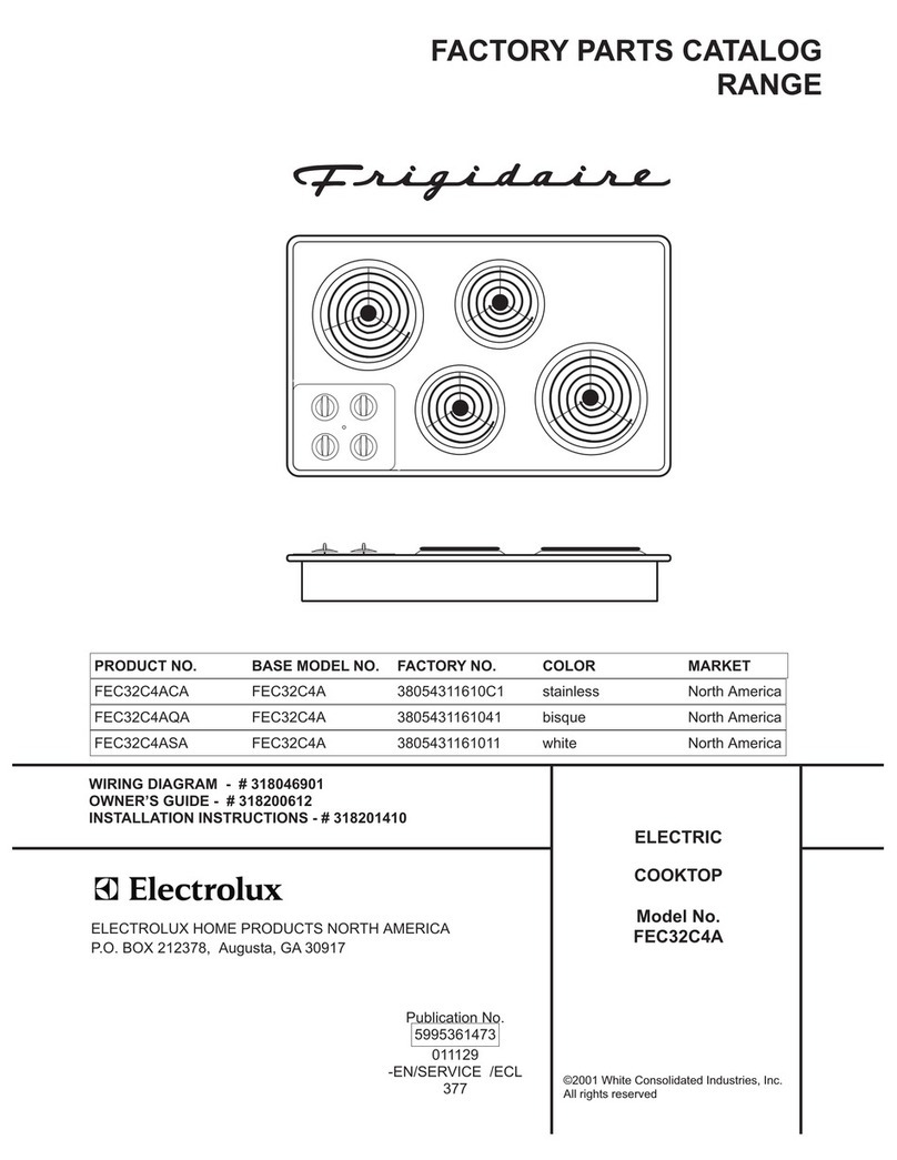 Frigidaire FEC32C4ACA Factory parts catalog