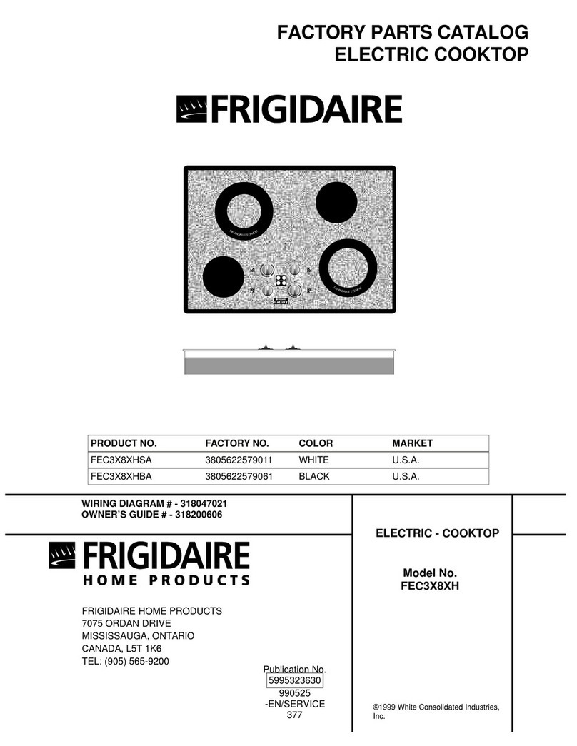 Frigidaire FEC3X8XH User manual
