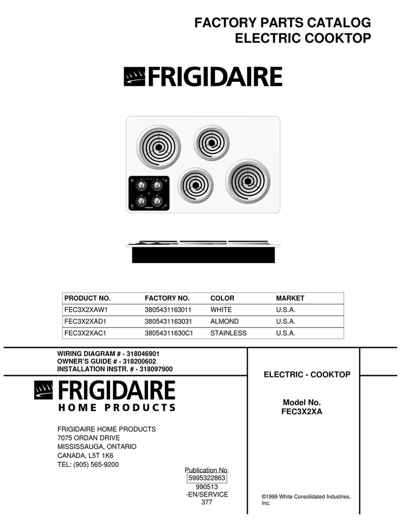 Frigidaire FEC3X2XA User manual