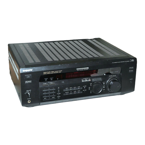 Sony STR-DE635 - Fm Stereo/fm-am Receiver operating instructions