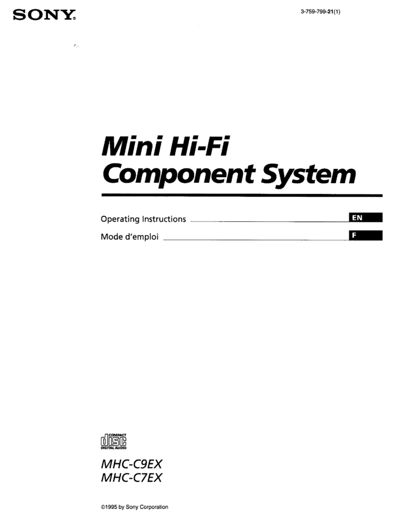 Sony MHC-C9EX Primary operating instructions