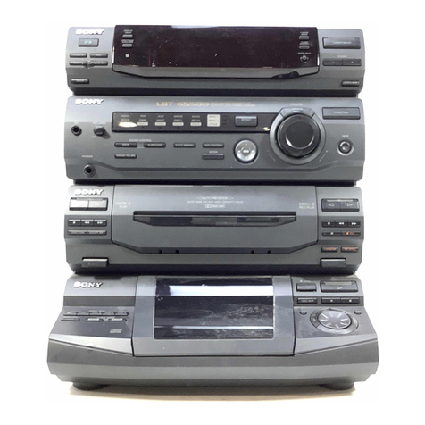 Sony LBT-D390 - Compact Hi-fi Stereo System operating instructions