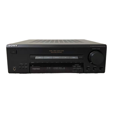 Sony STR-V220 operating instructions
