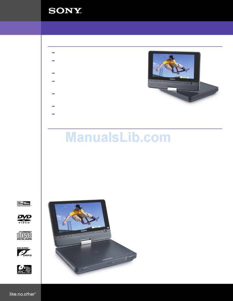 Sony DVP-FX810 Specifications