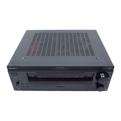 Sony STR-DA333ES - Fm Stereo/fm-am Receiver operating instructions