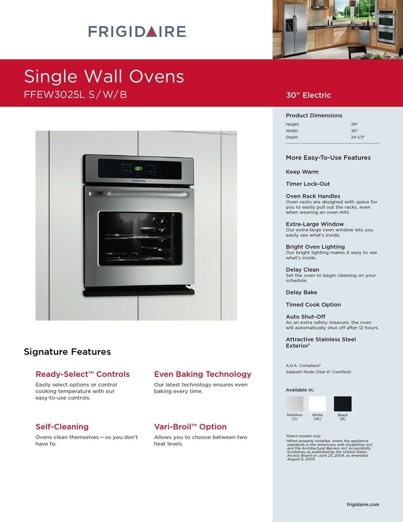 Frigidaire FFEW3025L S User manual