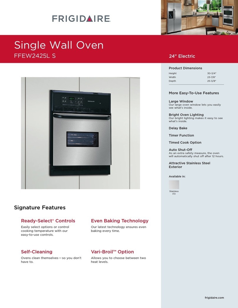 Frigidaire FFEW2425LS Specifications