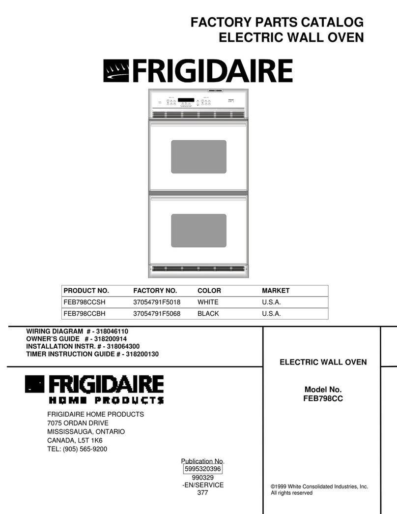 Frigidaire FEB798CC User manual