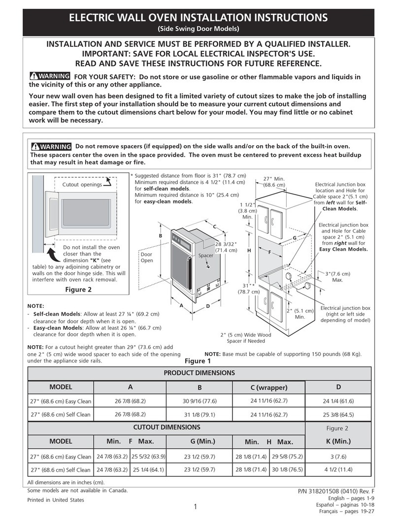 Frigidaire FEB786CESH User manual Frigidaire FEB786CESH User manual