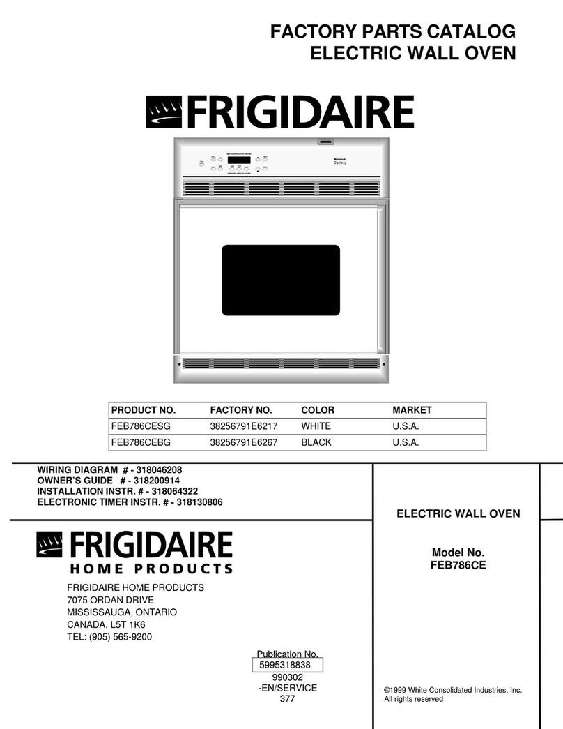Frigidaire FEB786CE User manual