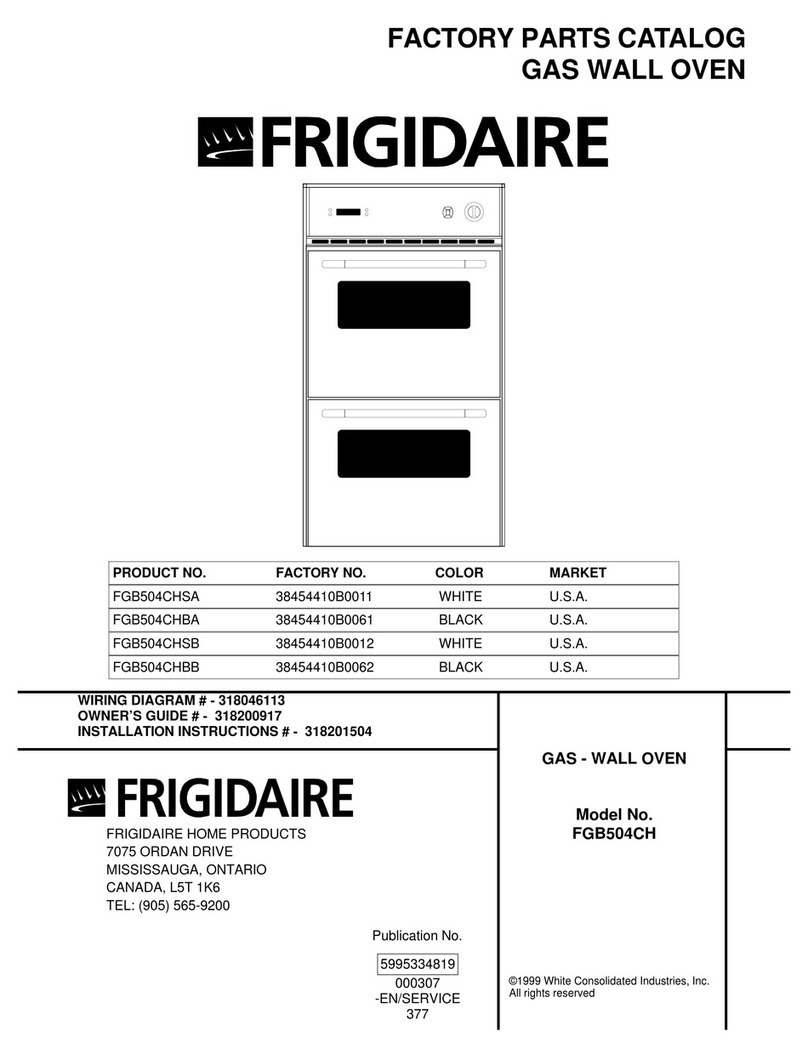 Frigidaire FGB504CH User manual