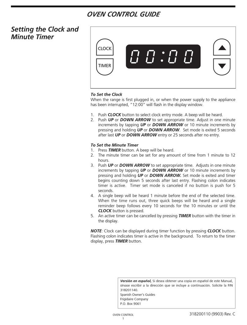 Frigidaire FGB500CGSB Use and maintenance manual