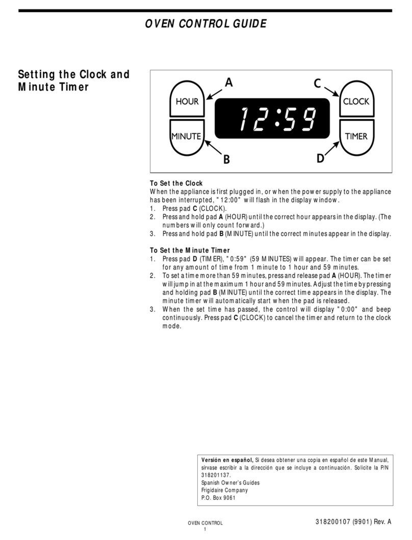 Frigidaire FGB500CGS1 Use and maintenance manual