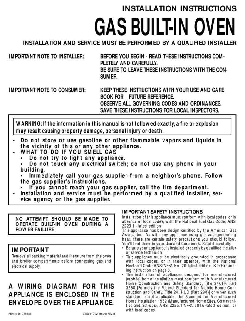Frigidaire FGB500CESG User manual