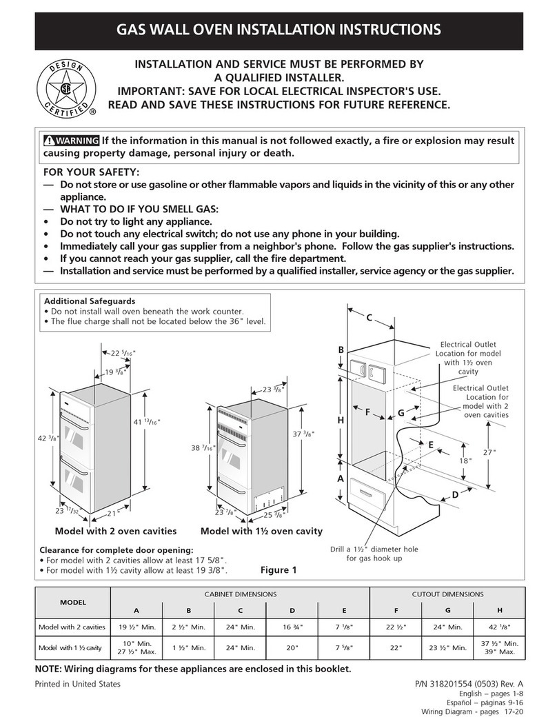 Frigidaire FGB24T3ESC User manual