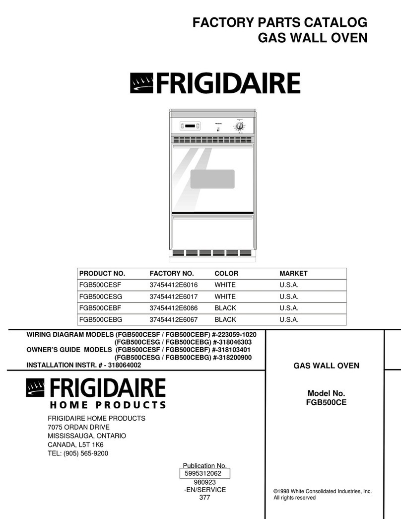 Frigidaire FGB500CE User manual