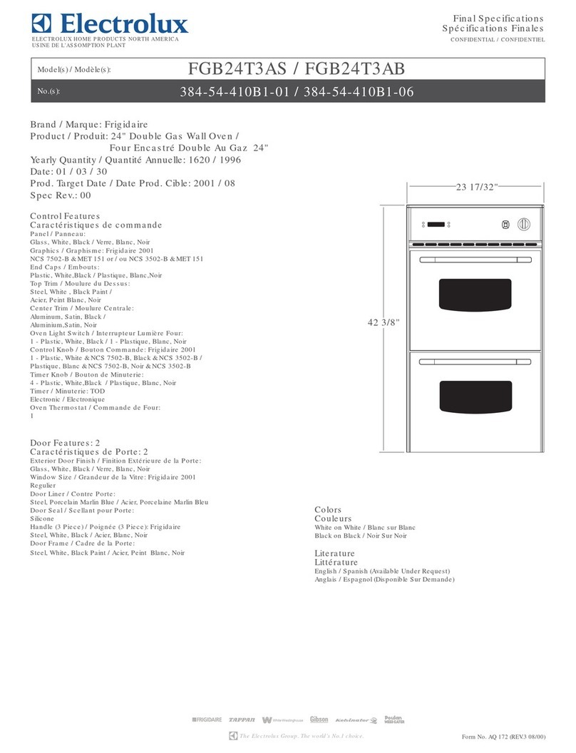 Frigidaire FGB24T3A User manual Frigidaire FGB24T3A User manual